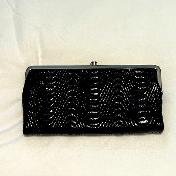 Patent Leather Large Wallet- HOBO - Picture 1 of 9